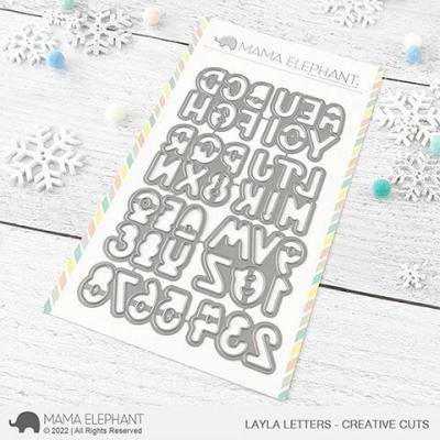 Mama Elephant Creative Cuts - Layla Letters